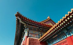 Träsnideri är en central del av arkitekturen i den Förbjudna staden i Peking