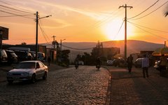 Kigali i kvällsljus