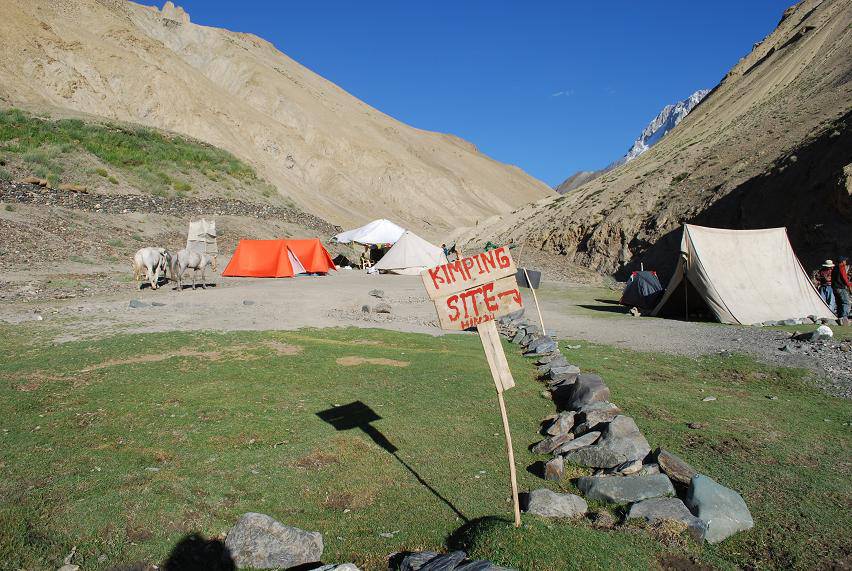 Campingplatsen vid Hinju